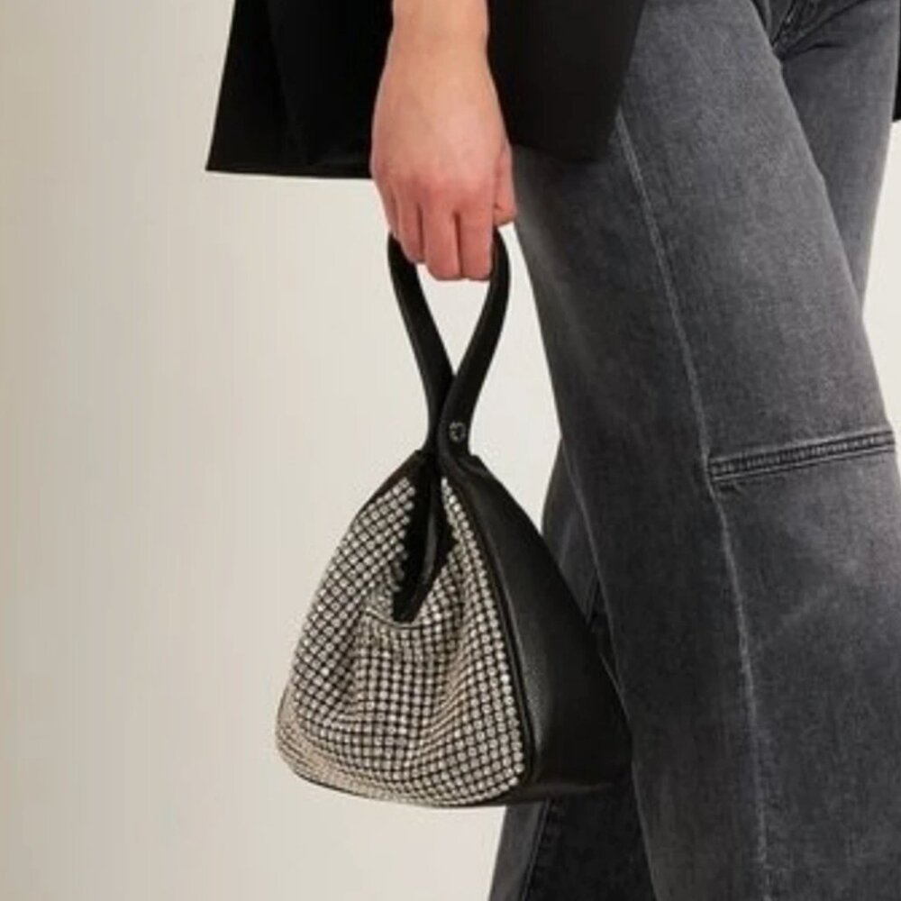 Simon Miller Snap Crystal Leather Shoulder Bag - Picture 2 of 10